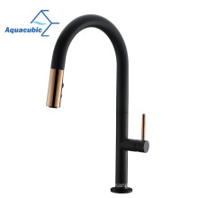 Aquacubic Popular Hot and Cold Water Lead Free Brass Single Hole Faucet kitchen